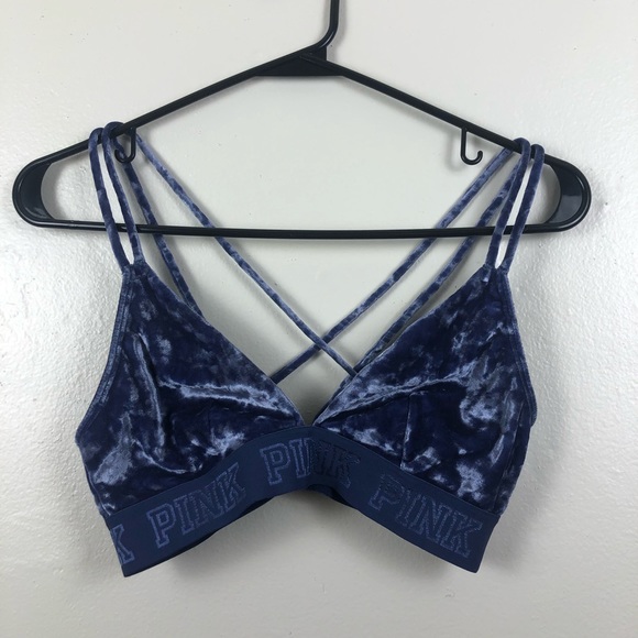 Victoria’s Secret Pink Crushed Velvet Bralette - Picture 2 of 6
